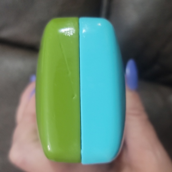 KATE SPADE two tone blue green hard sixe eyeglass sunglass case - Picture 10 of 11